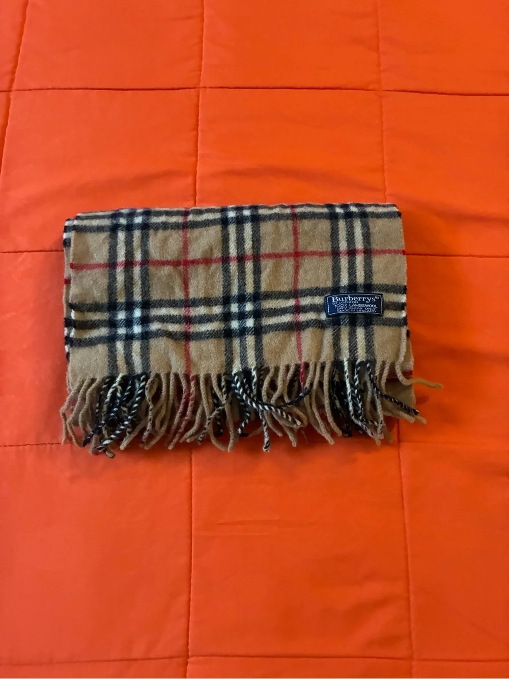 Burberry Scarf Womens The Classic Check Cashmere Vintage